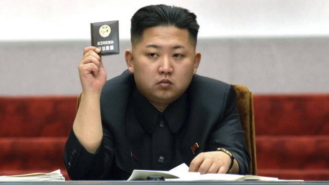 Ông Kim Jong-Un trong một lần dự họp quốc hội CHDCND Triều Tiên - Ảnh: Reuters