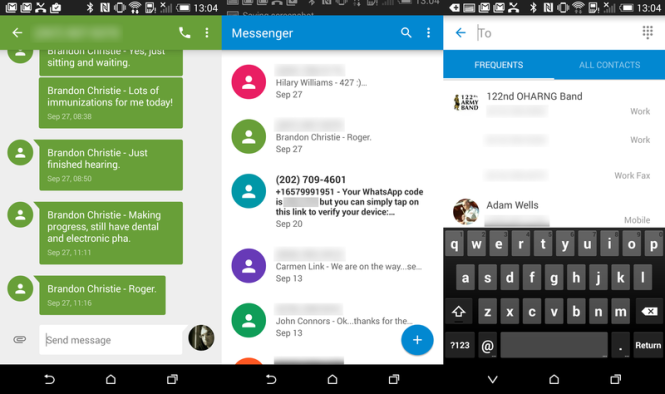 Messenger có thể thay thế ứng dụng nhắn tin mặc định trên Android