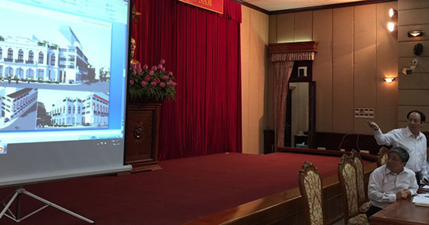 Ông Lâm Quốc Hùng, Phó chủ tịch UBND quận Hoàn Kiếm khẳng định, dự án trung tâm thông tin văn hóa hồ Gươm không cho phép kinh doanh cafe đi kèm