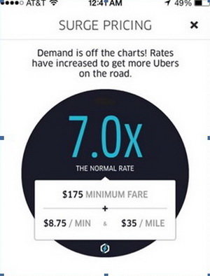 Sau lễ hội Halloween giá Uber bên Mỹ đã tăng gấp 7-8 lần so với bình thường