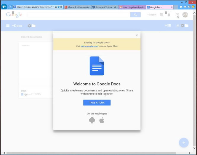 Gmail hỗ trợ xử lý nhanh tập tin văn bản đính kèm trong email qua Google Drive - Ảnh: Softpedia
