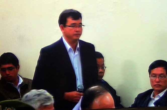 Ông Lê Thanh Hải, đại diện công ty chứng khoán ACBS xác nhận tại tòa thời điểm chuyển nhượng, 20 triệu cổ phần chưa được ACBS giải chấp. (T.L chụp màn hình)