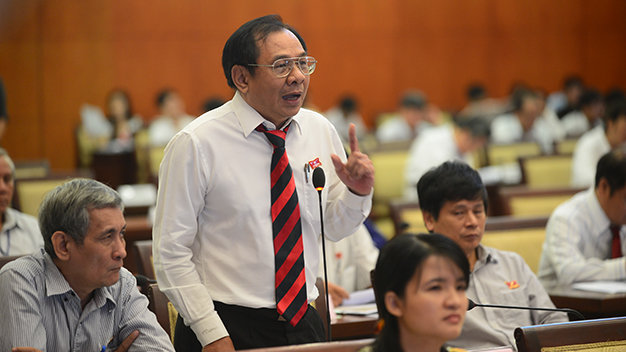 Đại biểu HĐND TP.HCM Trần Quang Thắng - Ảnh: Quang Định