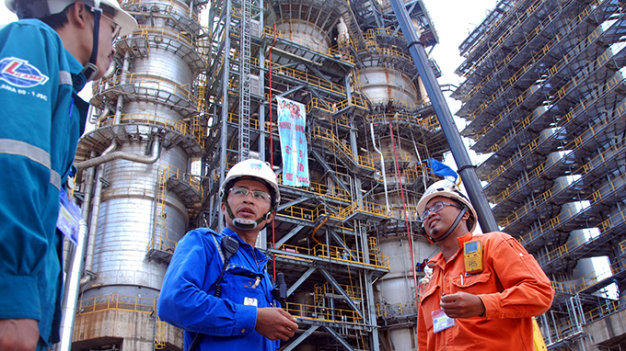 Sáu tháng đầu năm 2014, Công ty TNHH lọc hóa dầu Bình Sơn đạt lợi nhuận 2.081 tỉ đồng - Ảnh: TRÀ GIANG
