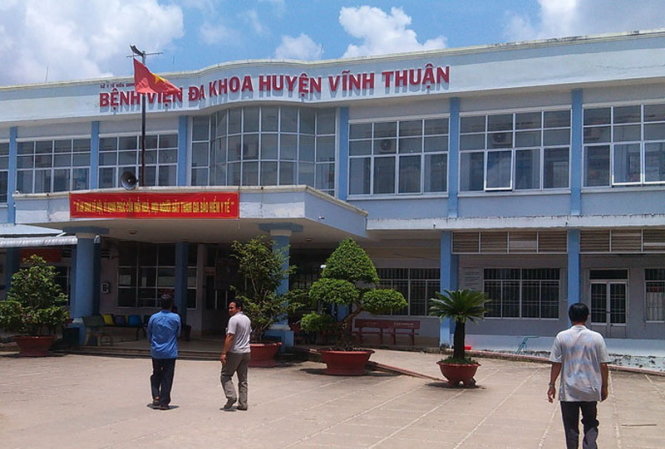 Bệnh viện đa khoa huyện Vĩnh Thuận (ảnh – K.Nam)