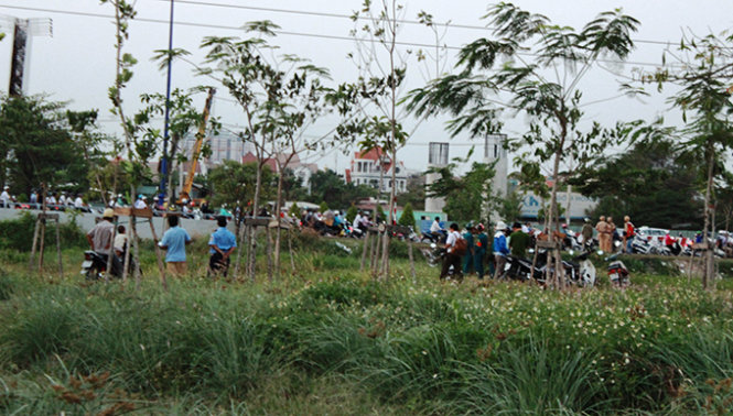 Hiện trường vụ việc - Ảnh: Hải Hiếu