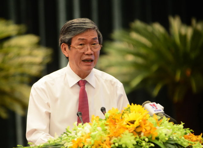 Ông Đinh Thế Huynh – Ủy viên Bộ Chính trị, Bí thư Trung ương Đảng, Trưởng Ban Tuyên giáo Trung ương phát biểu tham luận tại hội thảo – Ảnh: Quang Định