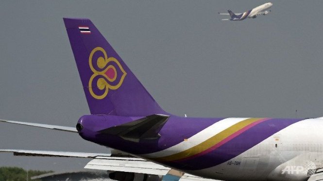 Một máy bay của hãng Thai Airways - Ảnh: Reuters