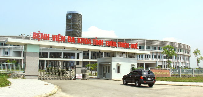 Bệnh viện Đa khoa tỉnh Thừa Thiên - Huế - Ảnh: N.LINH