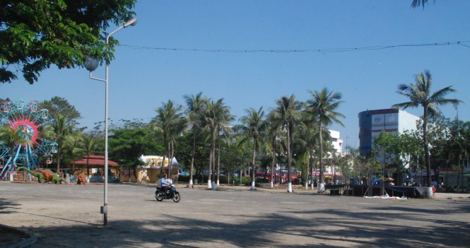 Đây là khu đất UBND TP Đà Nẵng đã bán cho Tổng công ty Hàng không Việt Nam, nay có chủ trương lấy lại để trả cho công viên 29 -3 - Ảnh: Hữu Khá