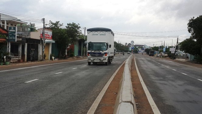 Dự án nâng cấp mở rộng quốc lộ 1 qua Bình Thuận thông xe sớm gần 7 tháng - Ảnh: TH.TRÍ