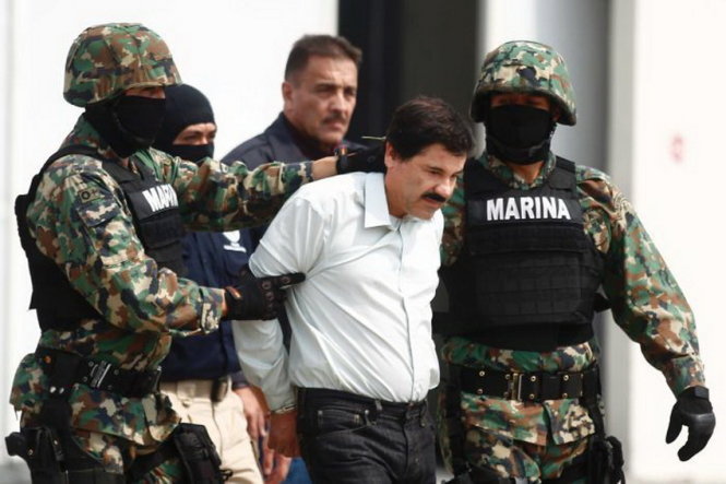 Bố già El Chapo bị bắt hồi năm 2014 sau hơn 10 năm trốn chạy - Ảnh: Reuters
