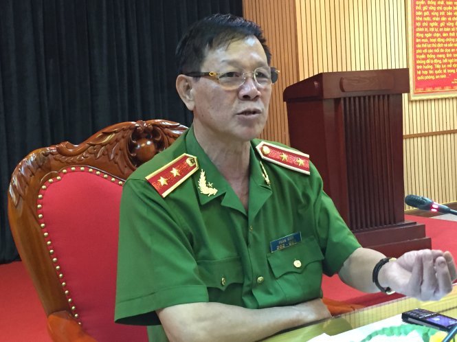 Trung tướng Phan Văn Vĩnh - Ảnh: M.Quang