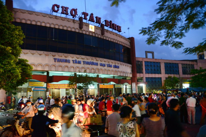 Chợ Tân Bình, TP.HCM - Ảnh: Hữu Khoa