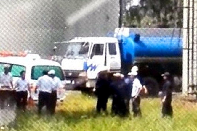 Cơ quan chức năng vào cuộc điều tra vụ nổ bồn chứa chất thải tại Công ty Vedan khiến một công nhân tử vong (ảnh cắt từ clip)