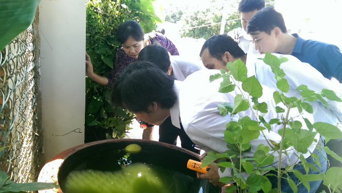 Kiểm tra công tác phòng dịch diệt lăng quăng tại Tây Ninh