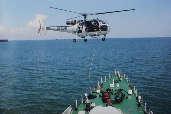 Một số hình ảnh huấn luyện, diễn tập tìm kiếm cứu hộ cứu nạn của tàu Sarang