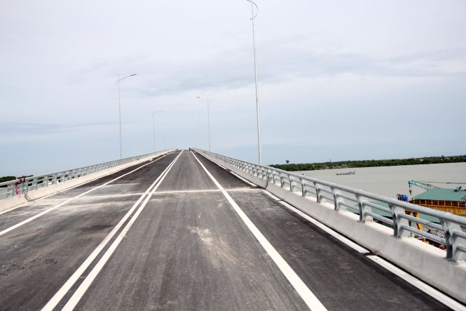 Cầu Mỹ Lợi sẽ chính thức thông xe vào ngày 29-8