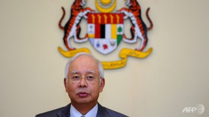 Thủ tướng Malaysia Najib Razak Ảnh: AFP