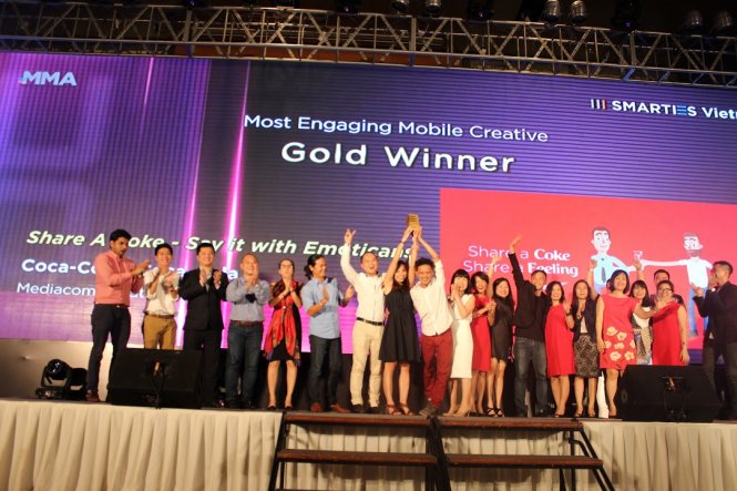Giải Vàng hạng mục Most Engaging Mobile Creative