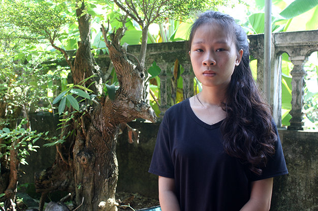 Nữ sinh Lê Thị Bình - Ảnh: Doãn Hòa