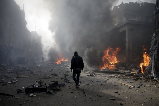Các lãnh đạo thế giới đã hiểu ra rằng không thể quay lưng hoặc giải quyết nửa vời vấn đề ở Syria   - Ảnh: Reuters