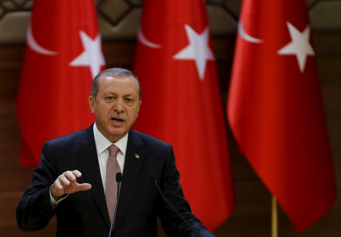 Tổng thống Thổ Nhĩ Kỳ Tayyip Erdogan nói Nga 