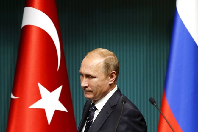 Ông Putin từ chối đề nghị gặp ông Erdogan tại Paris. Ảnh: Reuters