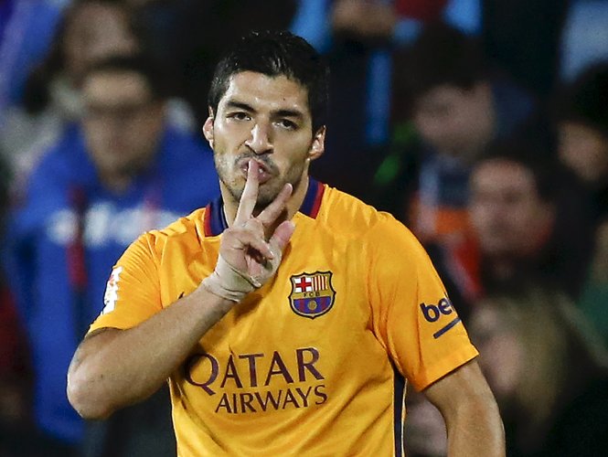 Suarez đã thi đấu rất xuất sắc trong năm 2015 - Ảnh: Reuters