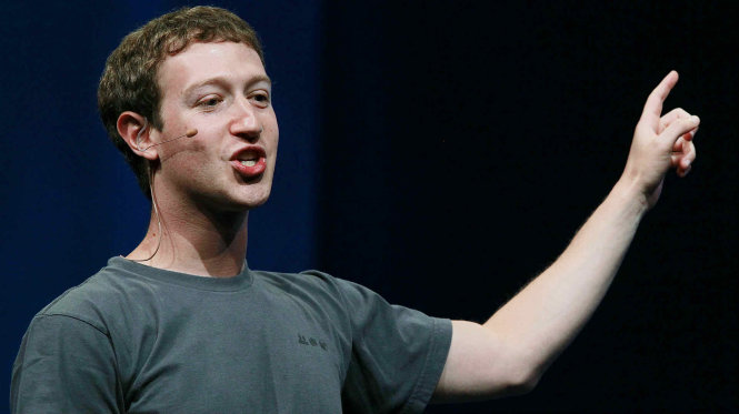 Ông chủ Facebook, tỉ phú trẻ Mark Zuckerberg - Ảnh: Internet