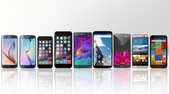 Những đại diện smartphone hàng đầu năm 2015 - Ảnh minh họa: Gizmag