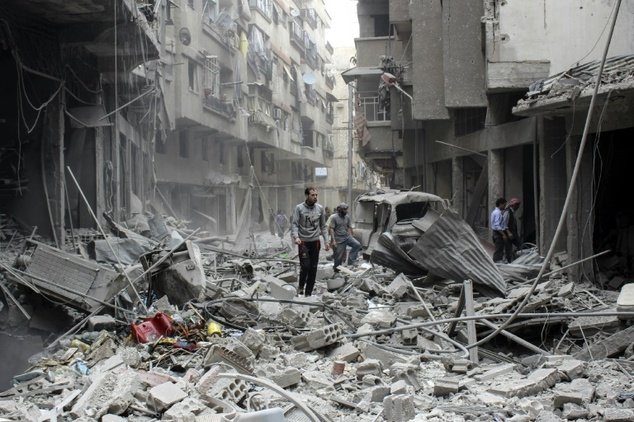 Hơn 250.000 người chết và hàng triệu người phải rời bỏ nhà cửa kể từ khi xung đột xảy ra tại Syria tháng 3-2011 - Ảnh: AFP