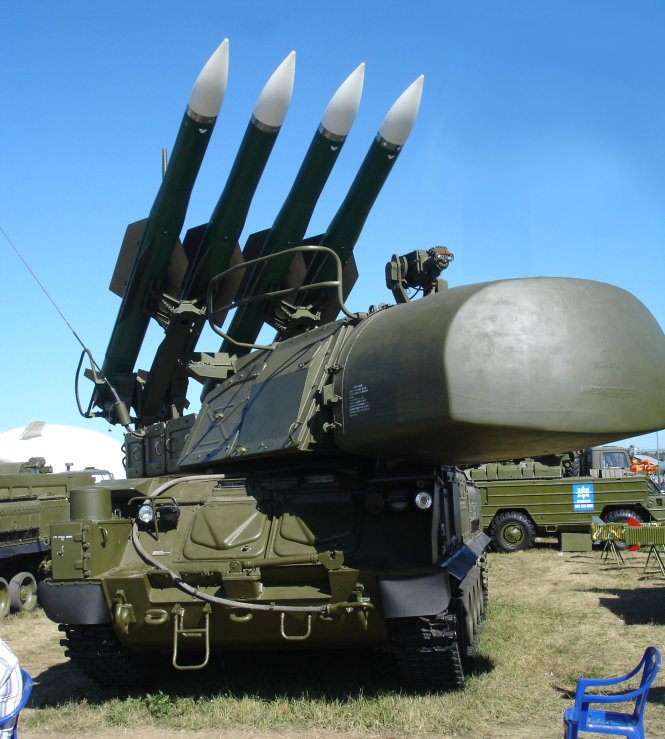 Tên lửa phòng không SA-17 của quân đội Nga - Ảnh: Global Security