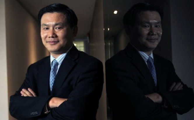 Chủ tịch Hội đồng quản trị công ty chứng khoán Quốc Thái Quần An -Ảnh: SCMP