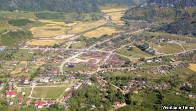 Tỉnh Xaysomboun của Lào, nơi xảy ra vụ việc hai công dân Trung Quốc bị sát hại ngày 24-1 - Ảnh: Thaipbs