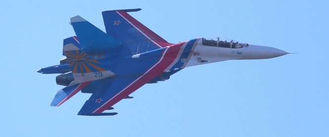 Một chiến đấu cơ Su-27 của không quân Nga - Ảnh: Getty Images