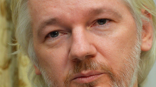 Nhà sáng lập WikiLeaks Julian Assange - Ảnh: AFP