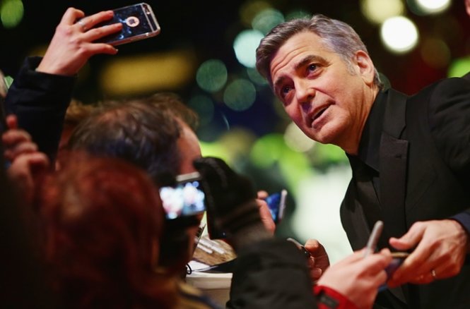 George Clooney vẫn tràn đầy phong độ dù đã ngoài 50 tuổi - Ảnh: Getty Images