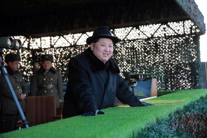 Lãnh đạo CHDCND Triều Tiên Kim Jong Un Ảnh: AFP