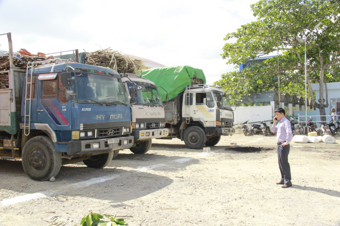 Ông Nguyễn Hữu Quế kiểm tra, yêu cầu xử lý đoàn xe quá tải 