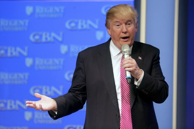 Tỷ phú Donald Trump đang có cơ hội sớm kết liễu các đối thủ - Ảnh: Reuters