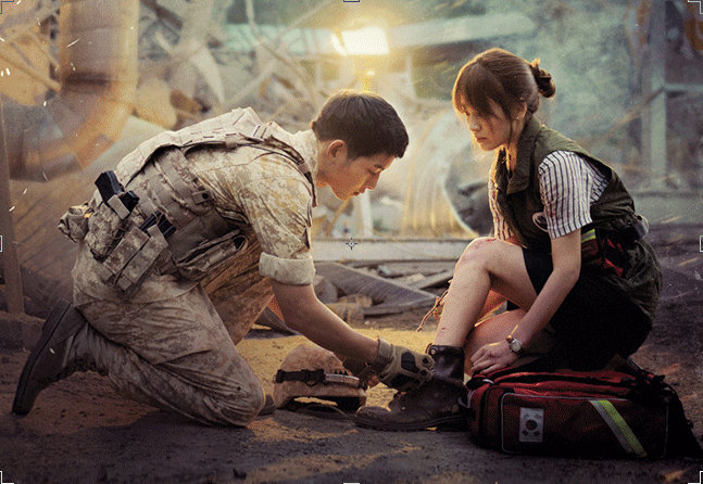 Song Joong Ki và Song Hye Kyo trong phim.