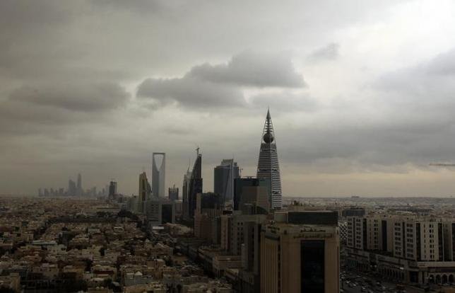 Thủ đô Riyadh của Saudi Arabia trong một ngày ảm đạm - Ảnh: Reuters