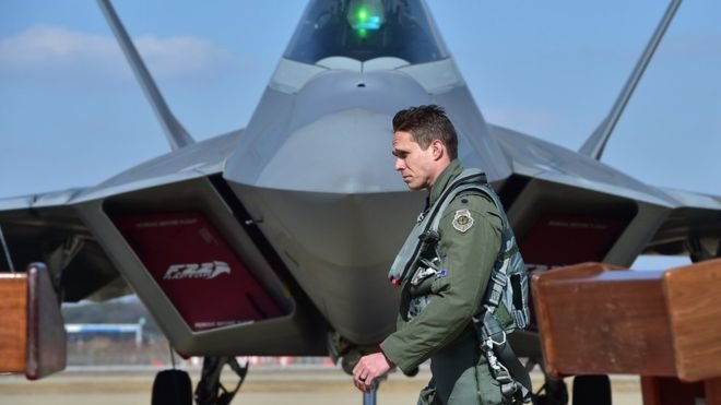 Dữ liệu của máy bay chiến đấu F-22 của Mỹ cũng là mục tiêu của nhóm tin tặc Trung Quốc Ảnh: AFP