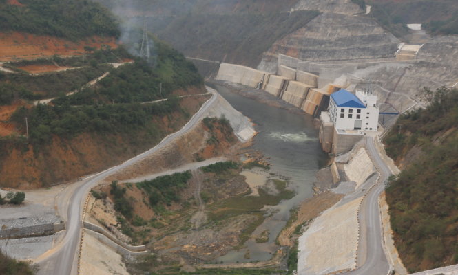 Thủy điện Nậm Khan 2 trên lưu vực sông Mekong - Ảnh: Quốc Việt