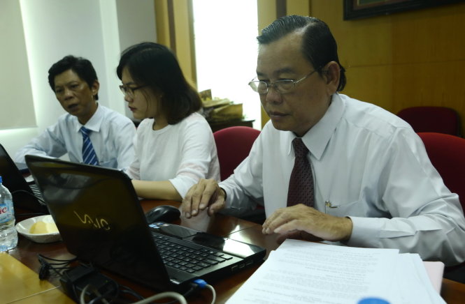 Ông Hồ Phú Bạc, trưởng Phòng Khảo thí và kiểm định chất lượng giáo dục, Sở GD-ĐT TP.HCM  - Ảnh: Duyên Phan