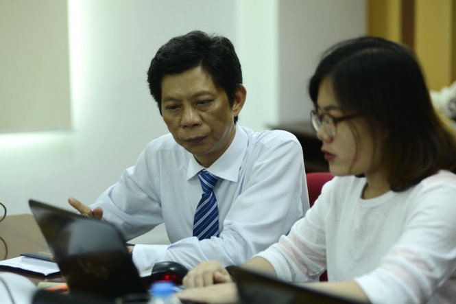 Ông Lâm Triều Nghi, hiệu trưởng Trường THPT chuyên Trần Đại Nghĩa, TP.HCM  - Ảnh: Duyên Phan