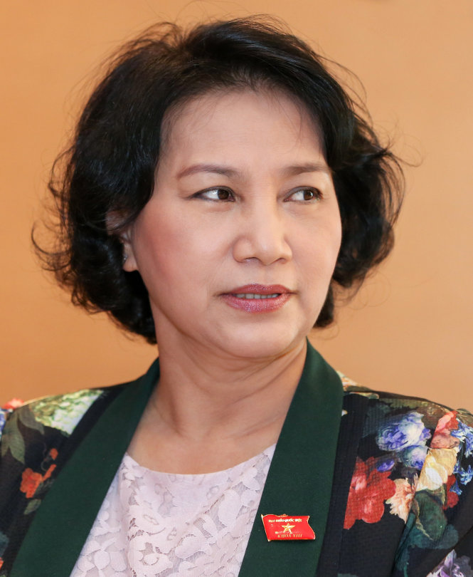 Chủ tịch Hội đồng bầu cử quốc gia Nguyễn Thị Kim Ngân - Ảnh: Việt Dũng