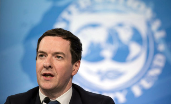 Bộ trưởng Tài chính Anh, ông George Osborne - Ảnh: AFP