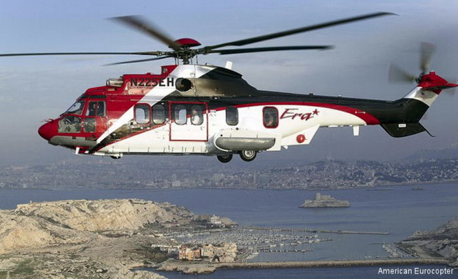 Loại máy bay trực thăng Eurocopter EC225LP Super Puma - Ảnh minh họa: Helis.com